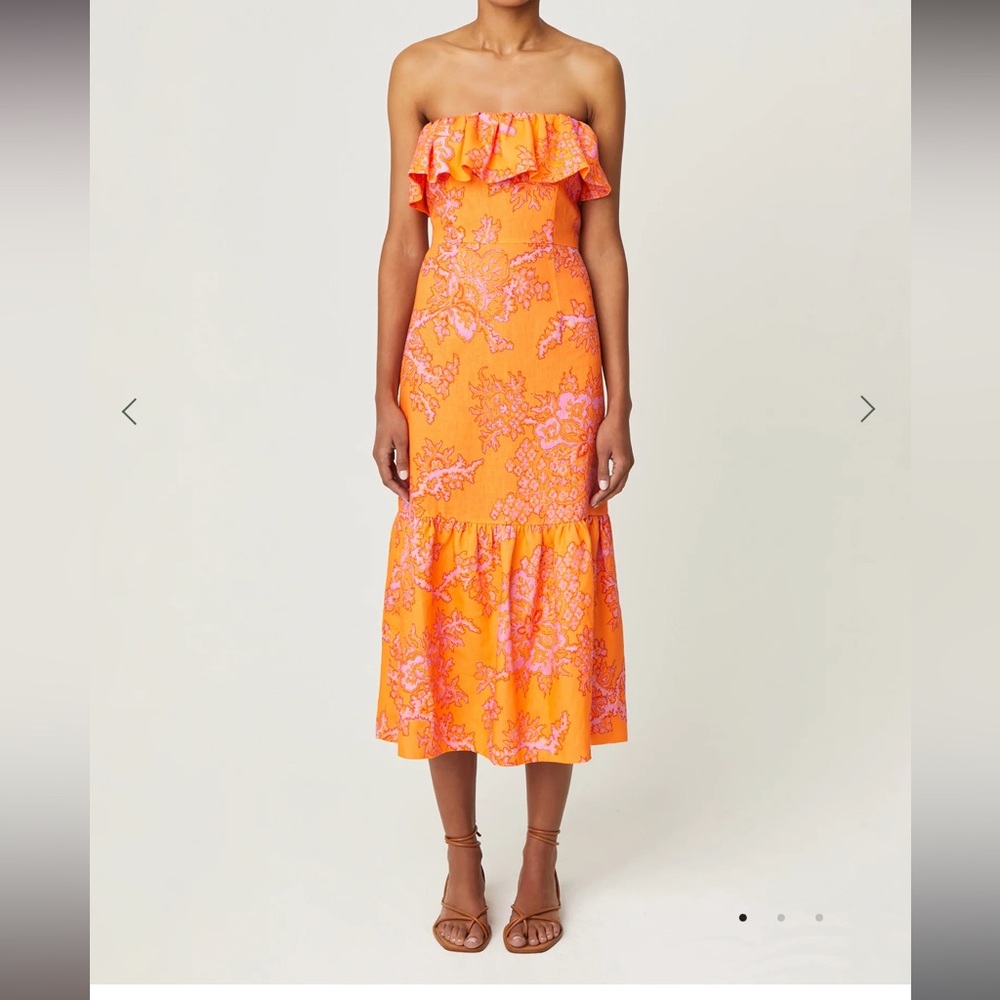 NWT. RHODE. Linen Thea Dress SIZE 4. Bought it too small 💔